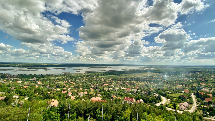 Lake Velence and neighboring villages, Velence, Hungary