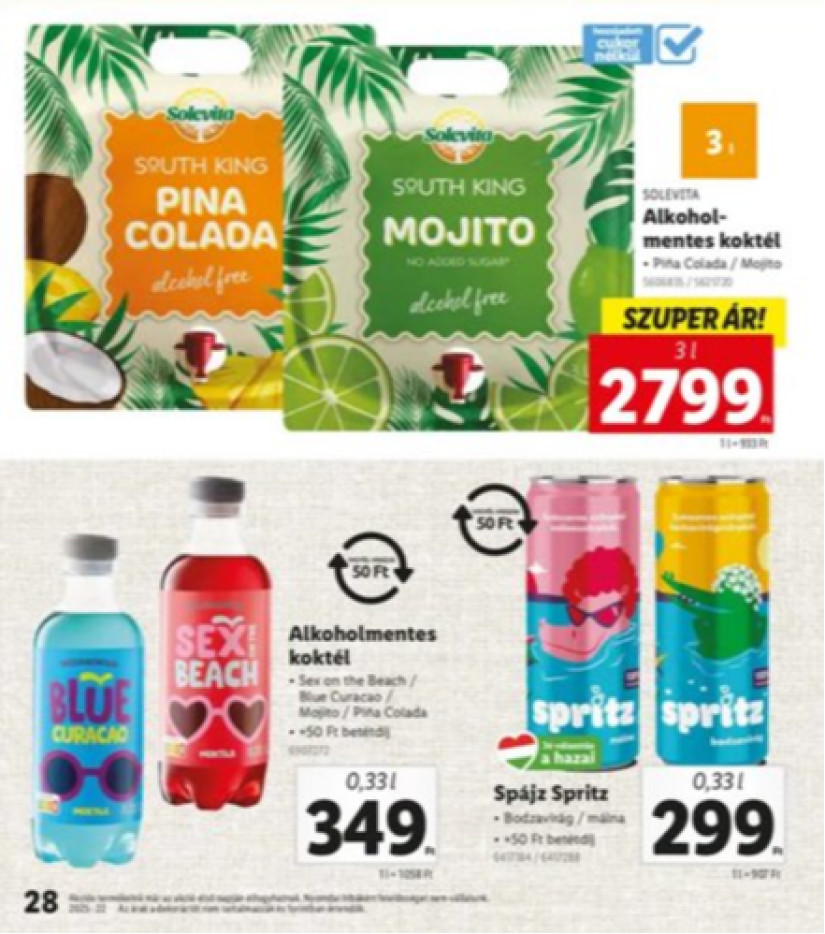 Kép forrása: Lidl akciós újság