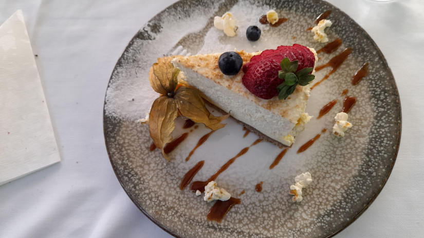 A sajtortára sem lehetett panaszunk (Fotó: Pais-H Szilvia)