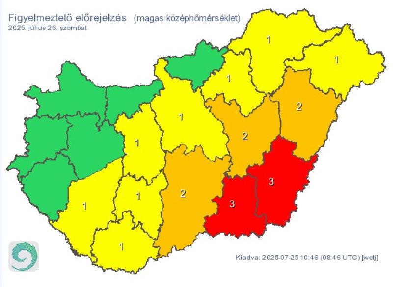 Forrás: HungaroMet/Pénzcentrum