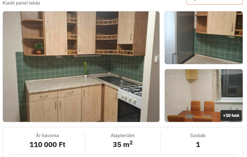 Forrás: Ingatlan.com, Szeged Gát Utca