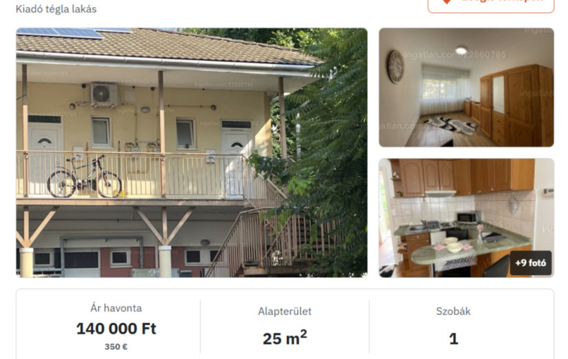 Forrás: Ingatlan.com, Debrecen Damjanich utca