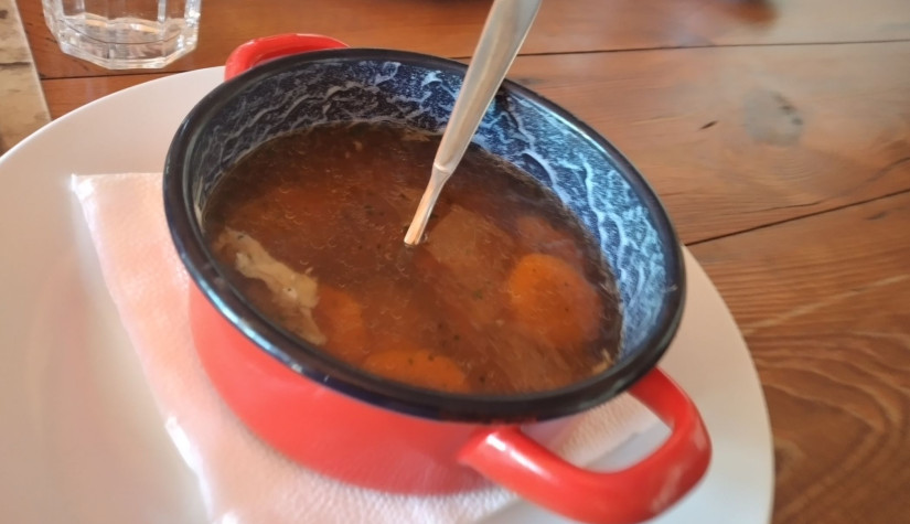 Erdei gombaleves - némi csalódással (Fotó: Pais-H Szilvia)