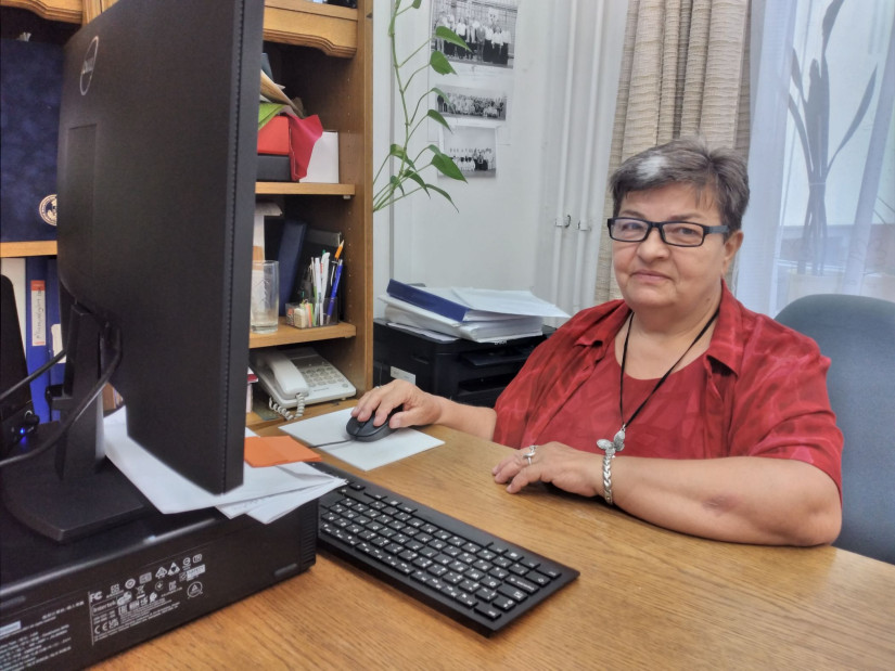 A kutatást irányító oktató, Székely Klára (Fotó: Pais-H Szilvia)