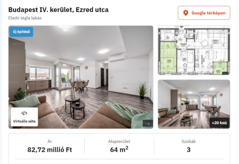 Forrás: ingatlan.com