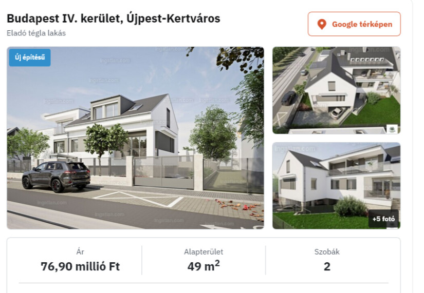 Forrás: ingatlan.com