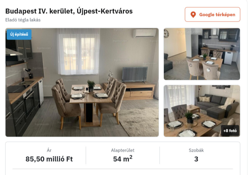 Forrás: ingatlan.com
