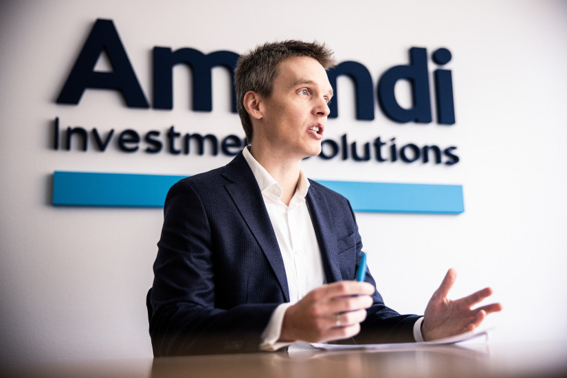 Kiss Péter, az Amundi Alapkezelő befektetési igazgatója. Fotó: Stiller Ákos