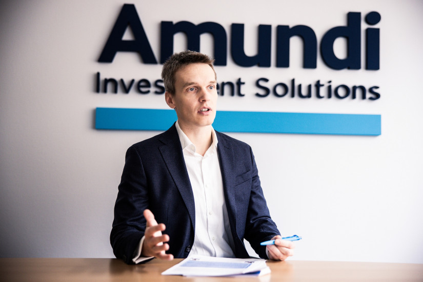 Kiss Péter, az Amundi Alapkezelő befektetési igazgatója. Fotó: Stiller Ákos