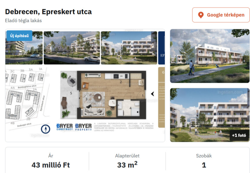 Forrás: Ingatlan.com