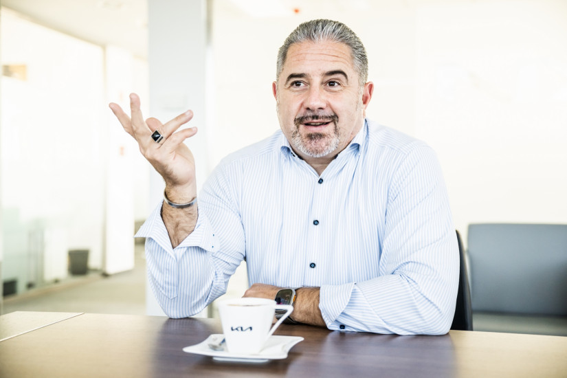 Nagy Norbert, a Kia Magyarország ügyvezető elnöke. Fotó: Mónus Márton