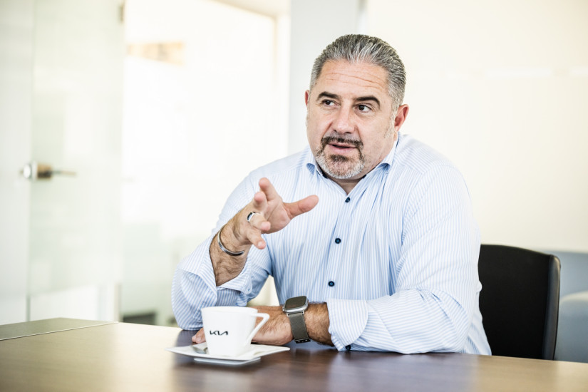 Nagy Norbert, a Kia Magyarország ügyvezető elnöke. Fotó: Mónus Márton