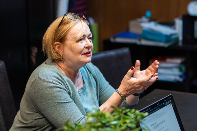 Sillár Barbara, a Városmajori Gimnázium igazgatója.