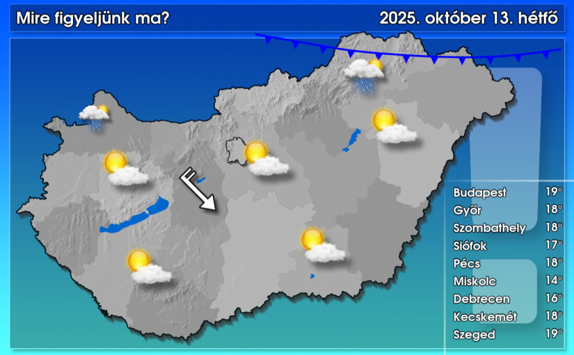 Forrás: HungaroMet/Facebook