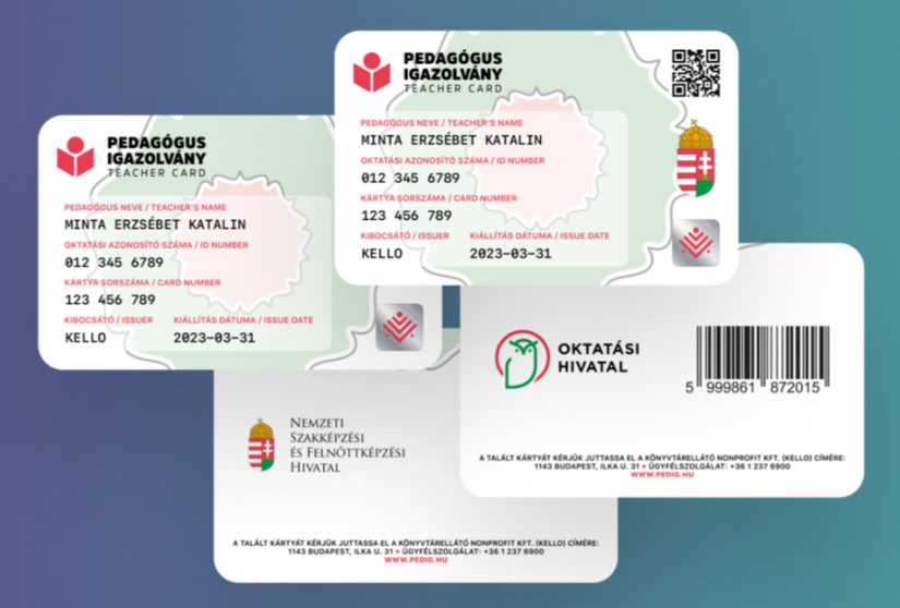 Hogy néz ki a pedagógus igazolvány?