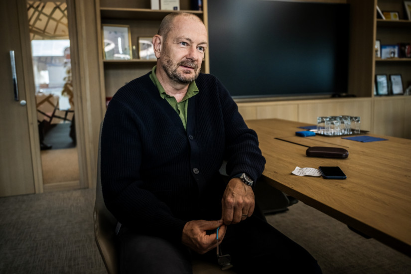 Weissmüller Gábor, kiberbiztonsági szakértő, Bankszövetség. Fotó: Mónus Márton