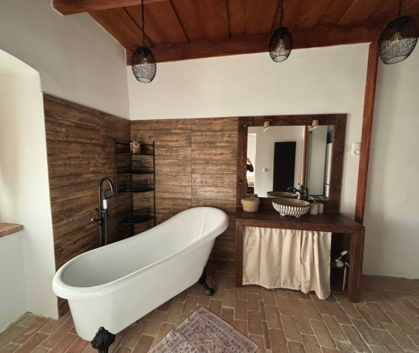 Ilyen lett a gombai parasztház nappalija. Fotó: Gáspár János