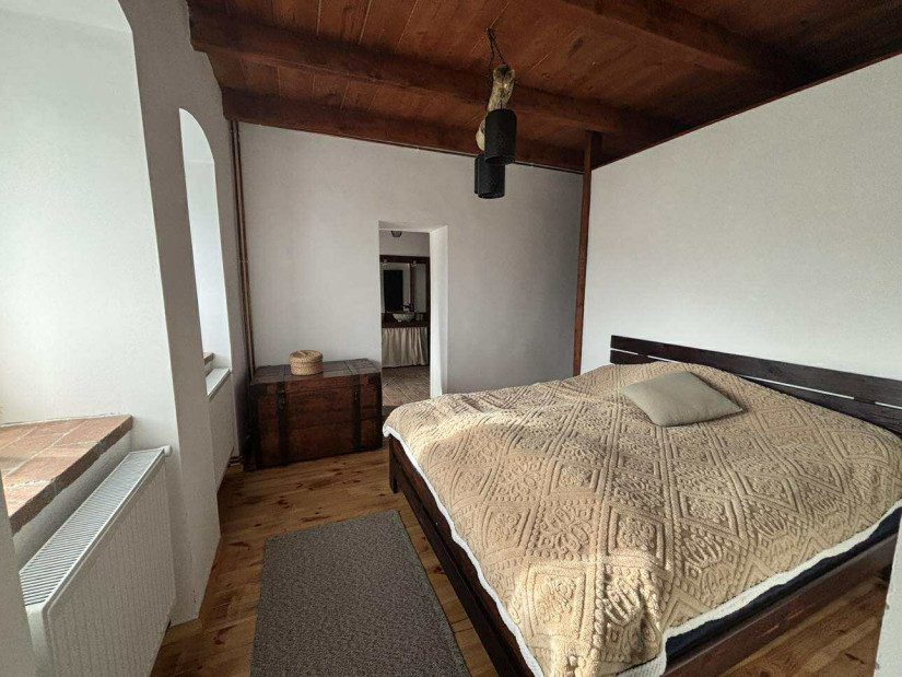 Ilyen lett a gombai parasztházban a hálószoba. Fotó: Gáspár János