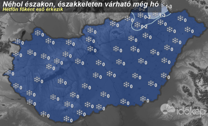 Hótérkép 2025.11.24. Forrás: Időkép