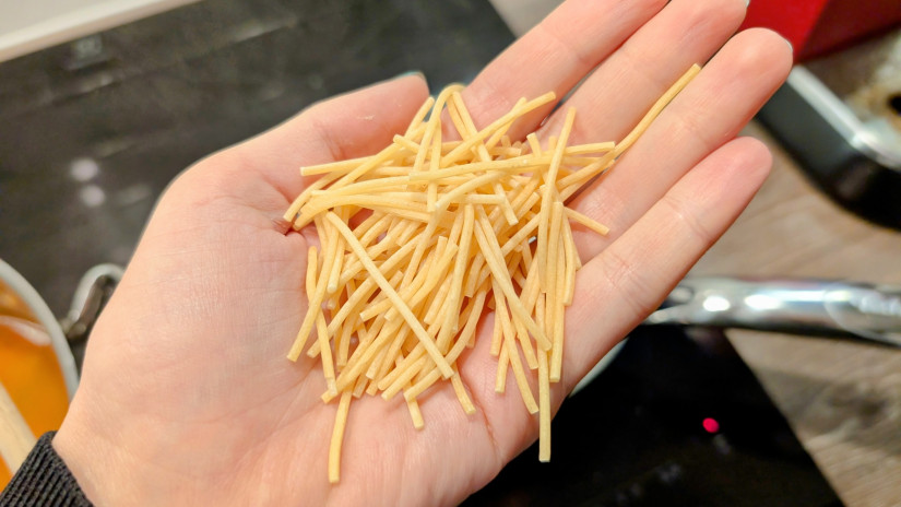 Hogy néz ki a gyufatészta?