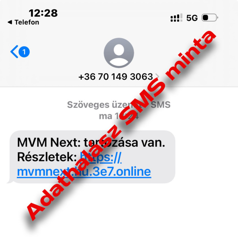 Csalás az MVM nevében.