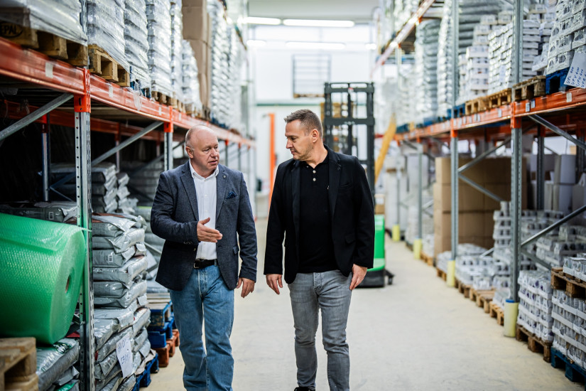 Nándorfi Zoltán, a Patlegio vezetője és Bánfi Zoltán, az MKIK Tőkealap-kezelő vezérigazgatója - fotó: Berecz Valter