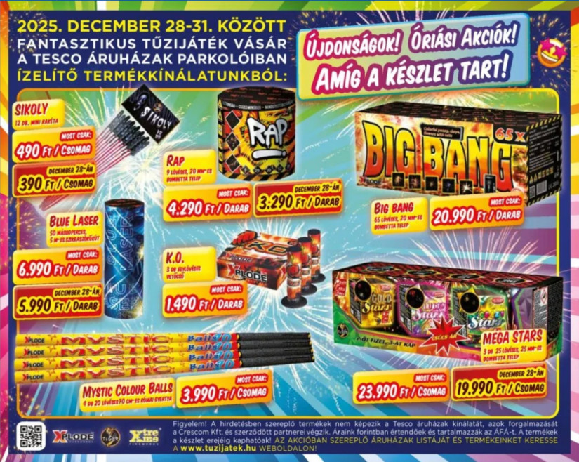 Tesco akciós újság 2025. december.