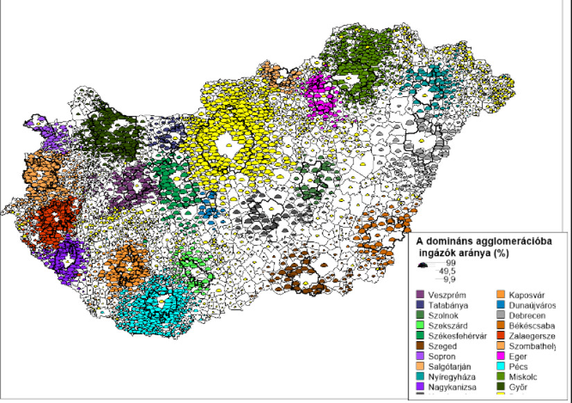 Forrás: KSH népszámlálás adatai alapján Hardi Tamás saját számítása és szerkesztése