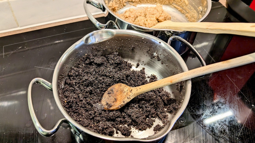 A töltelék készítése