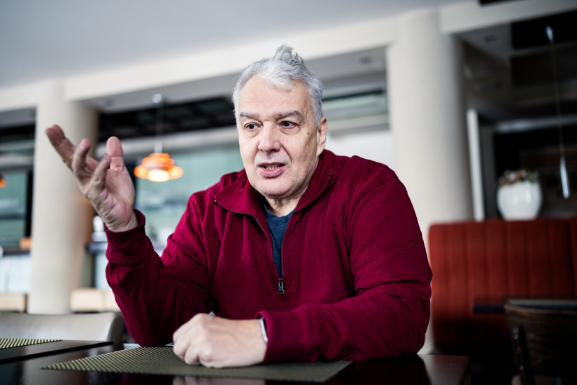 Dessewffy Tibor, szociálpszichológus. Fotó: Stiller Ákos