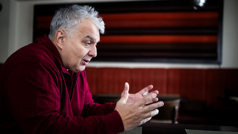 Dessewffy Tibor, szociálpszichológus. Fotó: Stiller Ákos