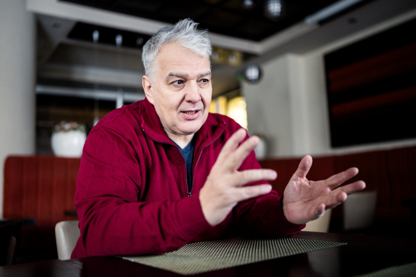 Dessewffy Tibor, szociálpszichológus. Fotó: Stiller Ákos