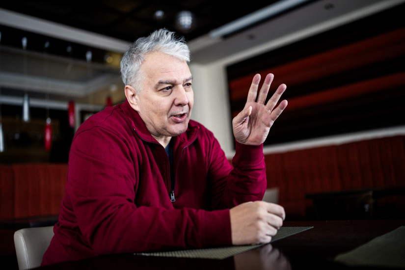Dessewffy Tibor, szociálpszichológus. Fotó: Stiller Ákos
