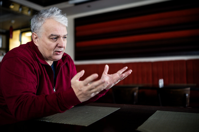 Dessewffy Tibor, szociálpszichológus. Fotó: Stiller Ákos