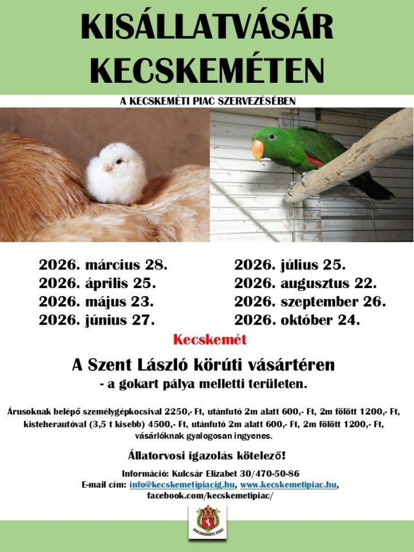 Kecskeméti kisállatvásár