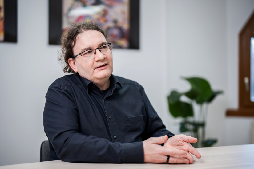 Rab Árpád, jövőkutató. Fotózta: Berecz Valter/Pénzcentrum.