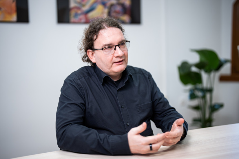 Rab Árpád, jövőkutató. Fotózta: Berecz Valter/Pénzcentrum.