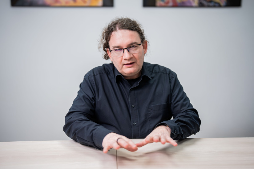 Rab Árpád, jövőkutató. Fotózta: Berecz Valter/Pénzcentrum.