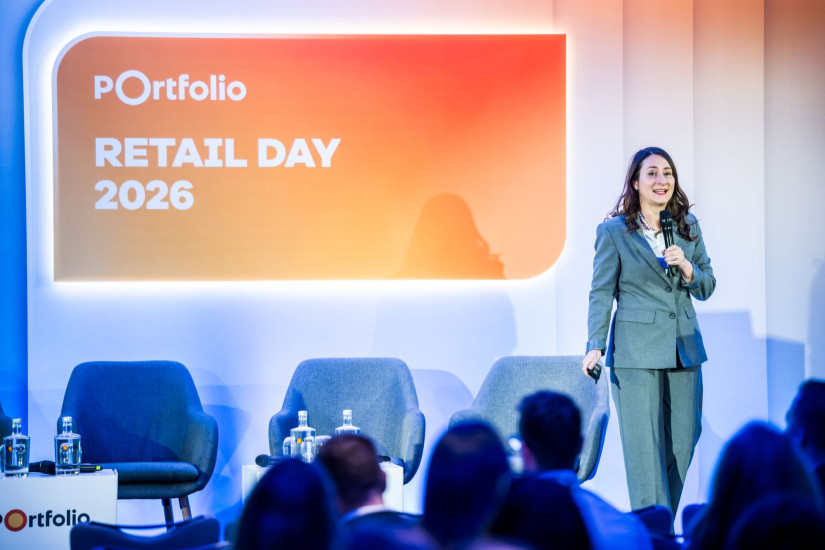 Bereczki Enikő, a Mentor-Szanator Kft. generációkutatója a Portfolio Retail DAy 2026 konferencián.