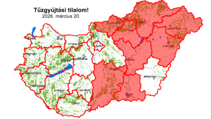 Országos tűzgyűjtási tilalom (Forrás: Katasztrófavédelem)