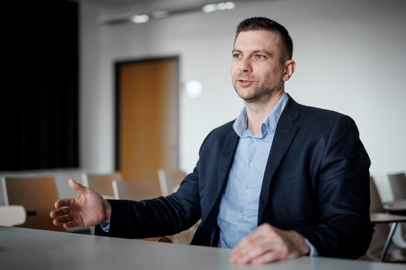 Balogh Áron, Főiskolai Docens, Animáció és Média Design Tanszék - Metropolitan Egyetem. Fotó: Mudra László