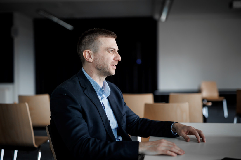 Balogh Áron, Főiskolai Docens, Animáció és Média Design Tanszék - Metropolitan Egyetem. Fotó: Mudra László