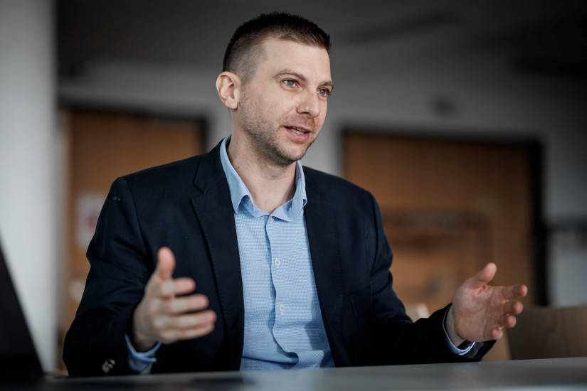 Balogh Áron, Főiskolai Docens, Animáció és Média Design Tanszék - Metropolitan Egyetem. Fotó: Mudra László