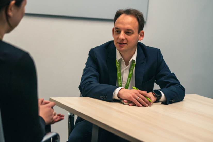 Michal Leman, a FlixBus kelet‑európai régiójának alelnöke - Fotó: Gosztola Judit