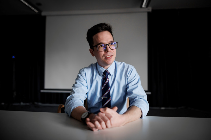 Kiss Lőrinc, a Metropolitan Media Design képzésének doktori hallgatója.