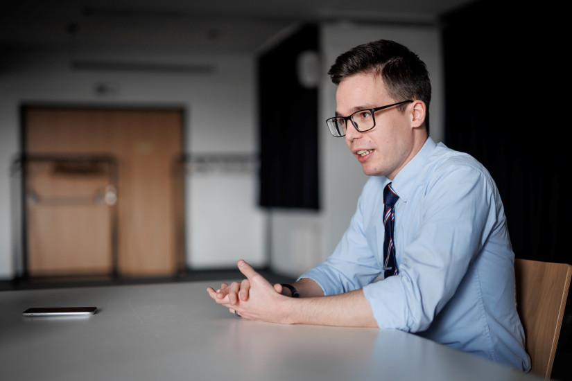 Kiss Lőrinc, a Metropolitan Media Design képzésének doktori hallgatója.