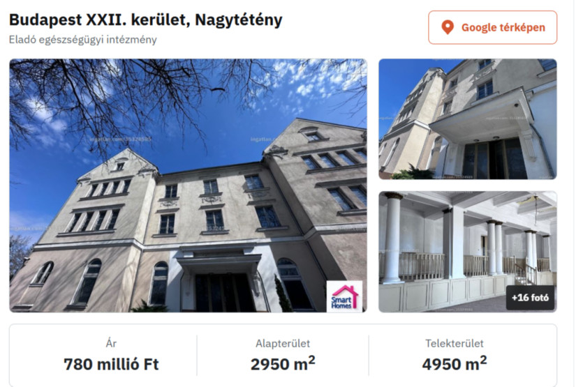 A legendás Tőzsdepalota is eladó.
Fotó: Ingatlan.com