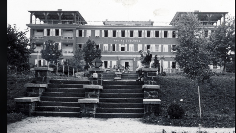 Fotó: Fortepan Magyarország, Balatonalmádi, Postás üdülőház 1940-ben Fotó adományozó: Csókay Ágnes