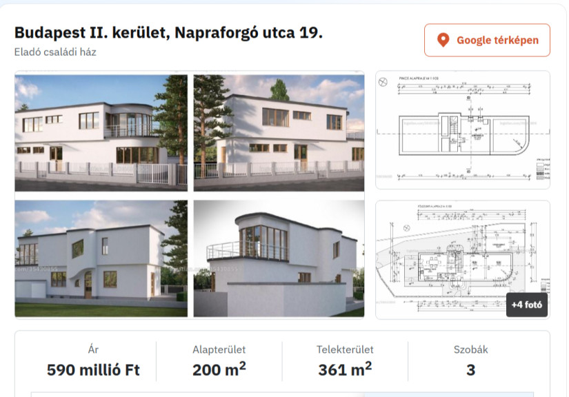 590 millió forintért eladó ez a luxusvilla: Fotó: Ingatlan.com