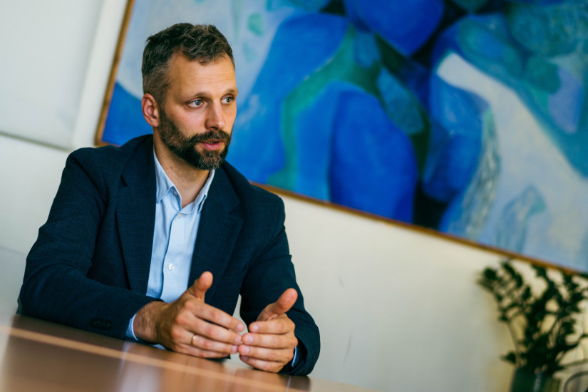 Rakovszky Andorás, a Veres Péter gimnázium igazgatója.